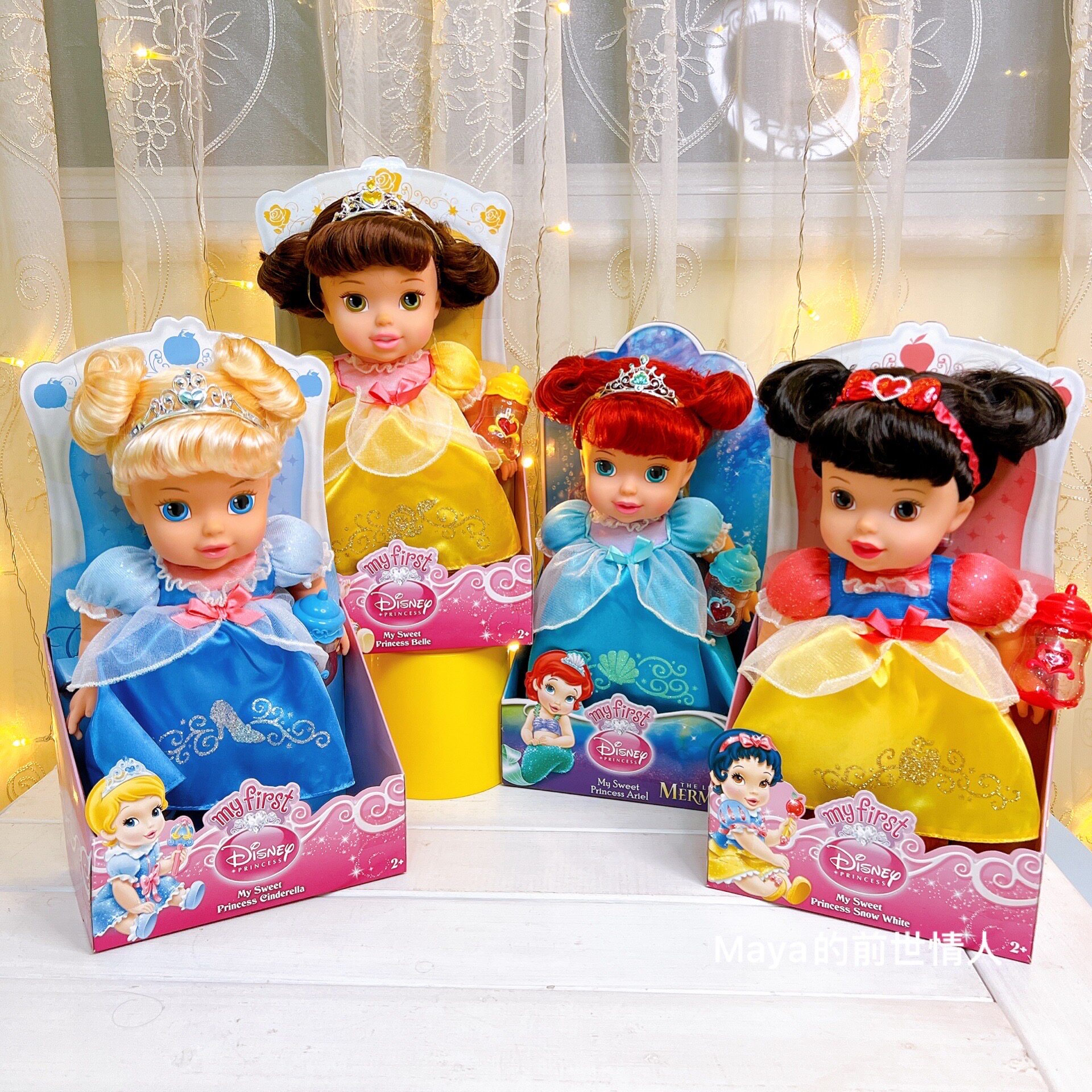 迪s尼美人鱼白雪公主灰姑娘沙龙娃娃手办玩偶娃娃儿童过家家玩具