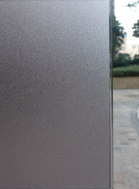 灰色磨砂膜阳台玻璃贴膜透光不透明遮阳浴室移门隔热窗户贴纸包邮