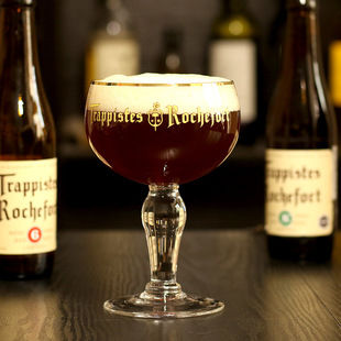 手工制 比利时罗斯福圣杯修道院啤酒杯rochefort罗斯福啤酒专用杯