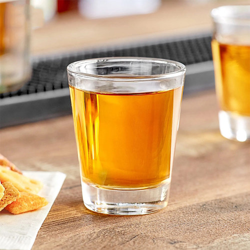 子弹玻璃杯一两白酒杯加厚耐用结实洋酒一口透明玻璃杯60ml小容量