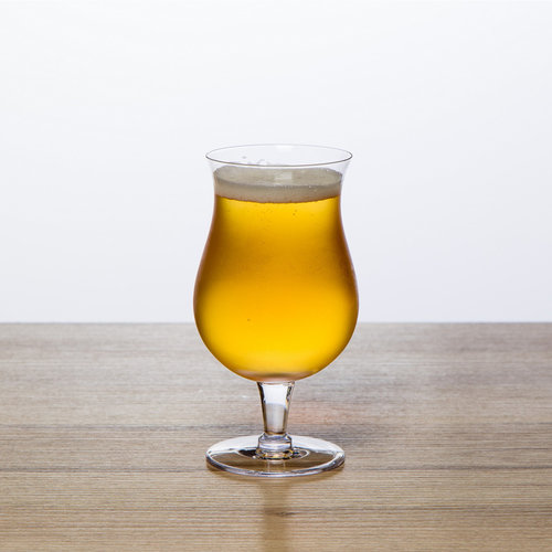 郁金香高脚粉象duvel精酿啤酒杯
