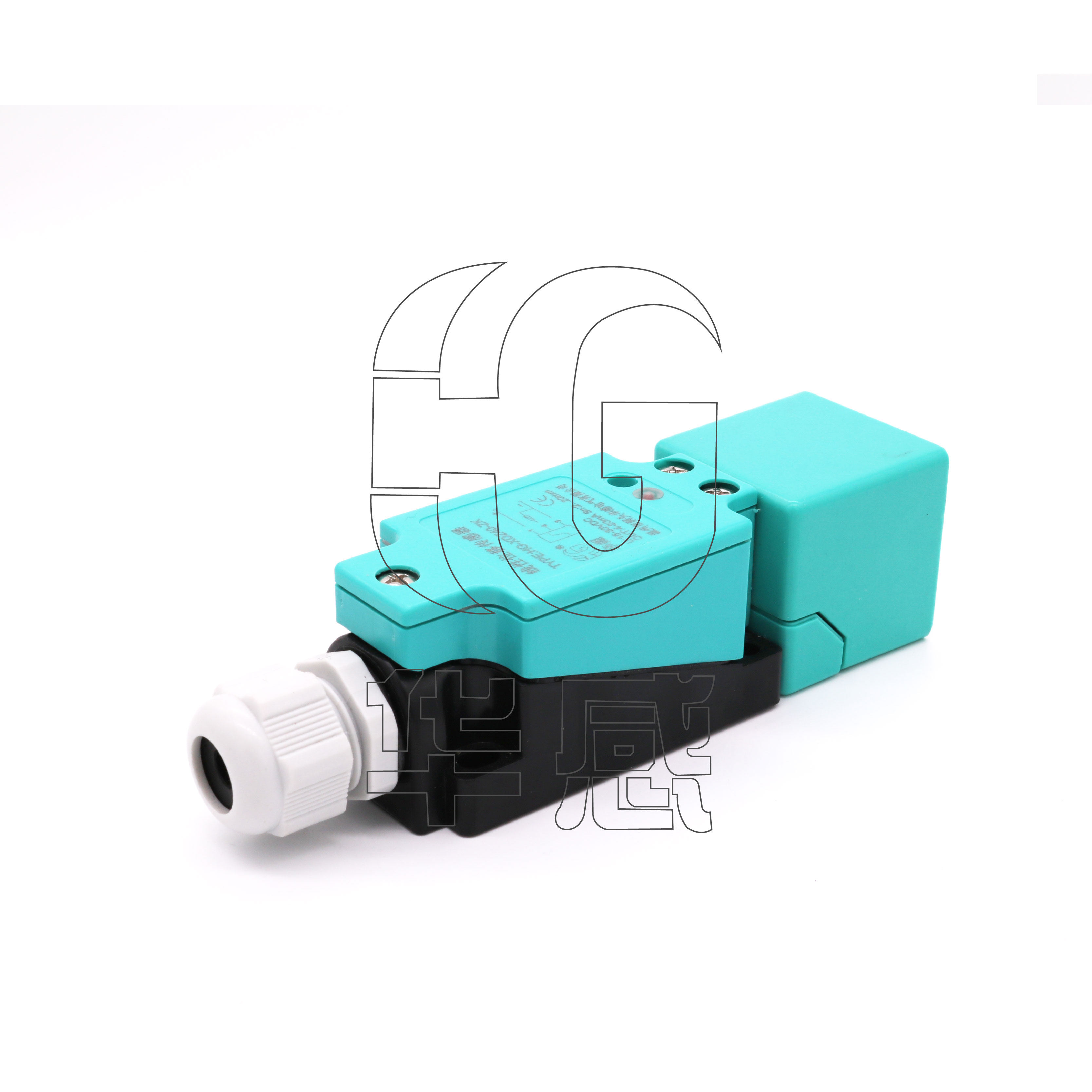 线性位移传感器 长方型电感式 模拟量接近开关 电流型4-20电压型