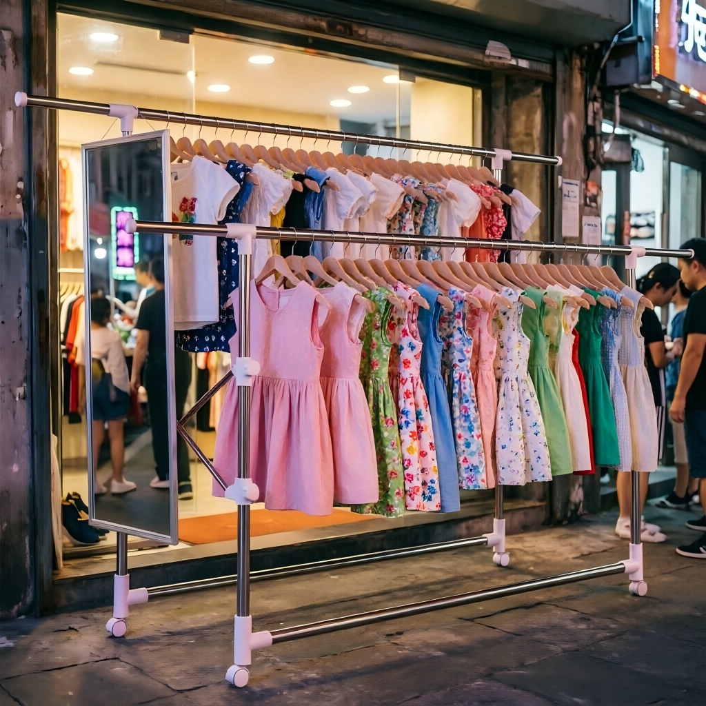 友利特夜市摆摊专用折叠晾衣架图片