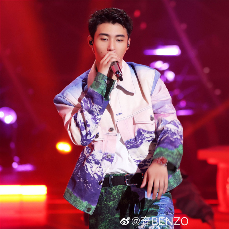 李大奔同款宽松弹力夹克上衣