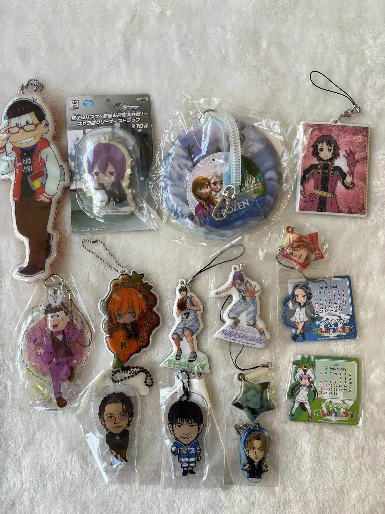 日版正品 动漫周边pvc挂件 软胶挂件 钥匙挂件 冰箱贴 现货 清仓