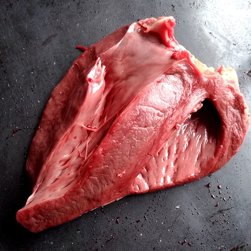10年老店河南南阳黄牛心去油食用可做宠物猫粮牛心汉堡新鲜500克