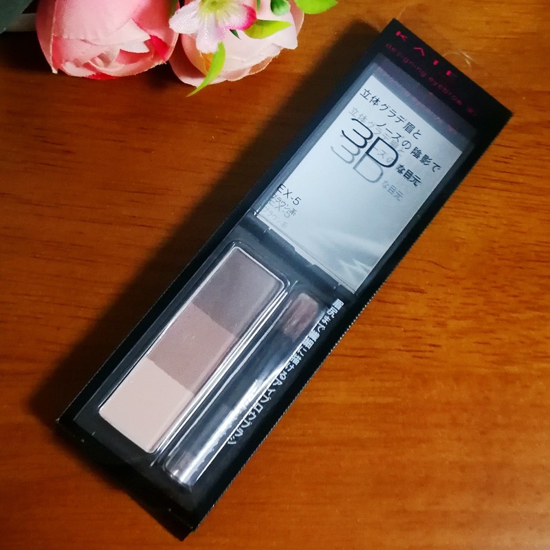 日本嘉娜宝KATE立体造型三色眉粉女初学者防水自然学生持久不脱色