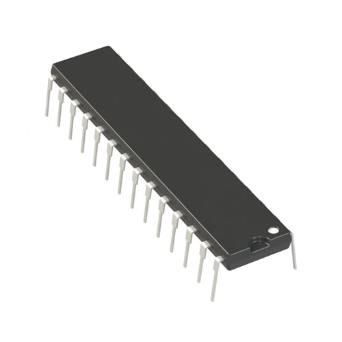 MCU处理器AVR64EA28-E/SP[64KB, RWW, 6KB RAM, 28P SPDIP, 1]