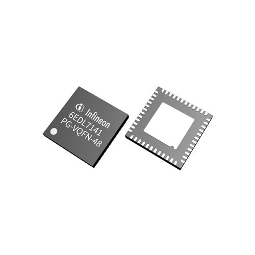电源芯片6EDL7141XUMA1[IC GATE DRVR HALF-BRIDGE 48VFQFN]