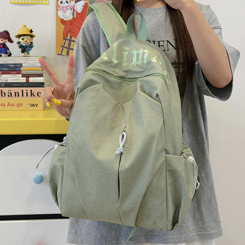 简约韩版大容量高颜值女学生书包