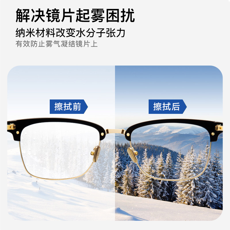 德国标准眼镜清洁湿巾一次性专用擦拭镜片擦眼镜纸冬天防雾眼睛布