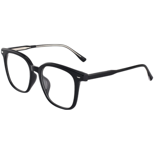 Latemon浪特梦近视眼镜男黑色大框修颜显瘦镜框女散光定制L83113