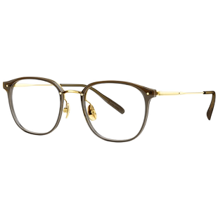BOLON暴龙眼镜冷茶色镜架复古镜框男女度数可配近视眼镜BT6018