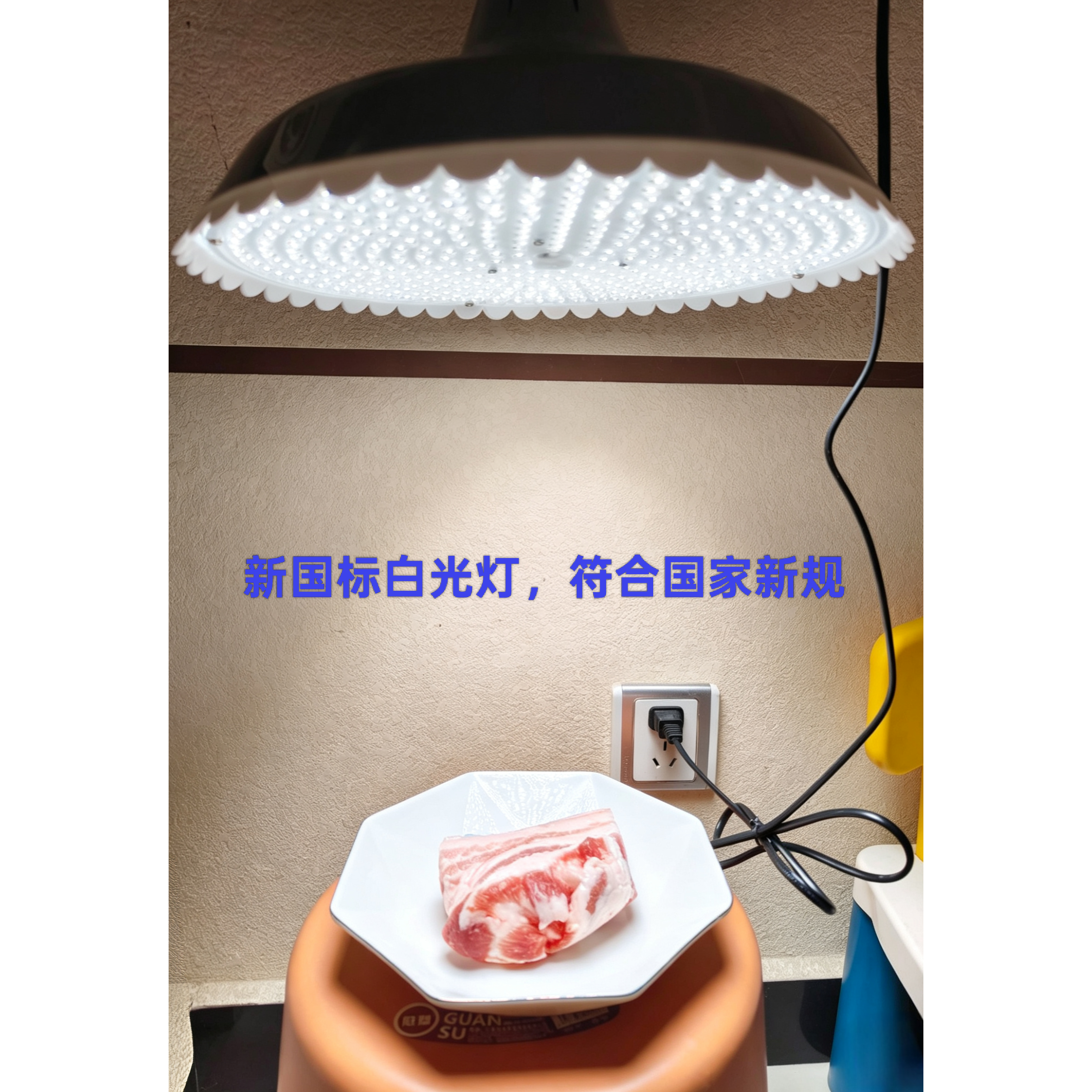 新国标LED农贸市场摊位白光吊灯E27螺口