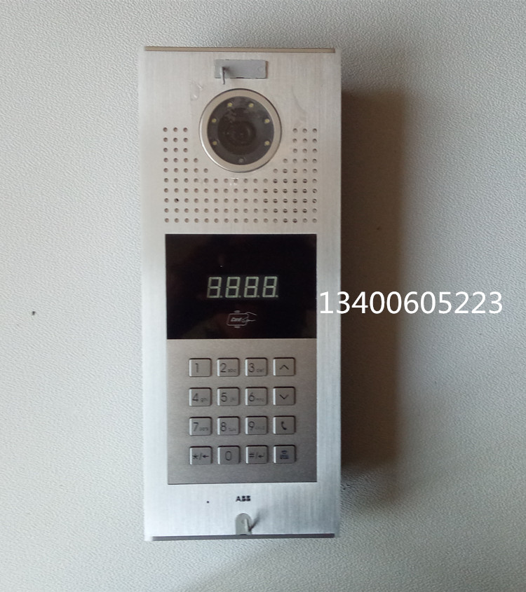 ABB 振威GC9E21-C智能楼宇对讲彩色可视英文显示 C9E21-C门口主机