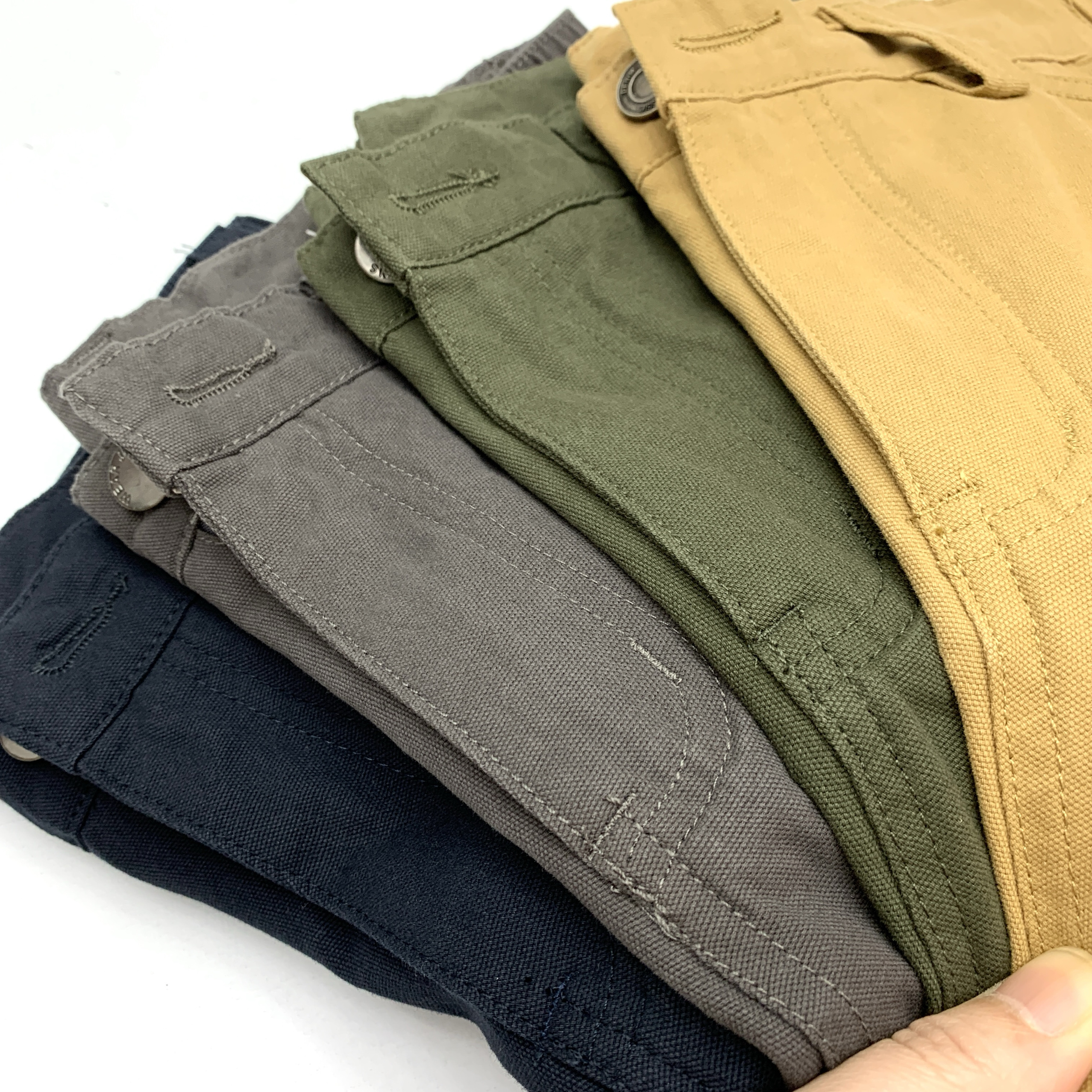 工装伐木裤男全棉帆布宽松直筒