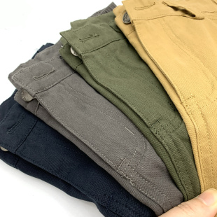 腿阔腿老爹长裤 工装 欧美复古大裤 男全棉帆布宽松直筒休闲裤 伐木裤