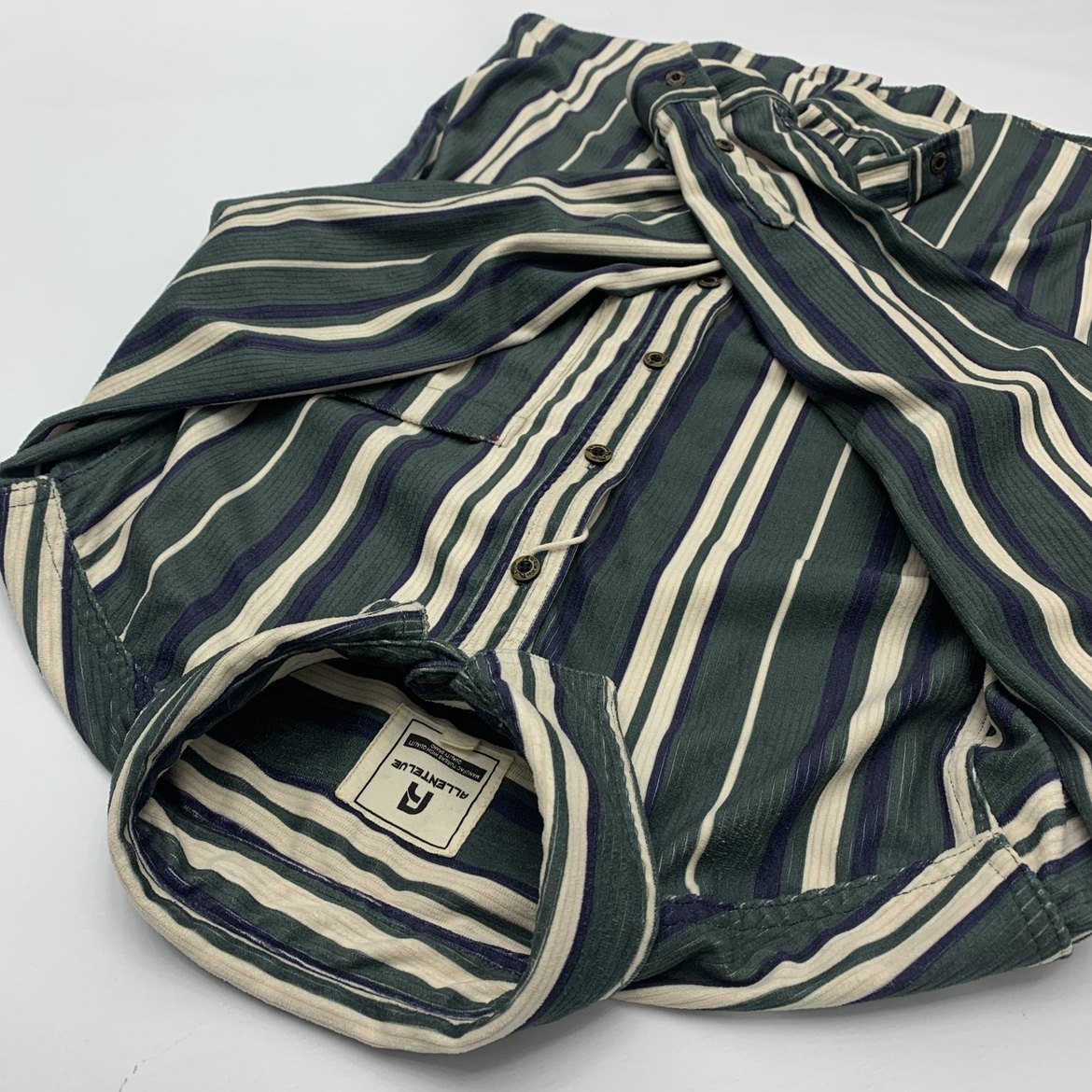 阿美咔叽条纹衬衫男灯芯绒复古条纹印花软糯条绒宽松休闲长袖衬衣,男装,衬衫,淘宝优惠券,粉丝福利购,淘宝优惠卷