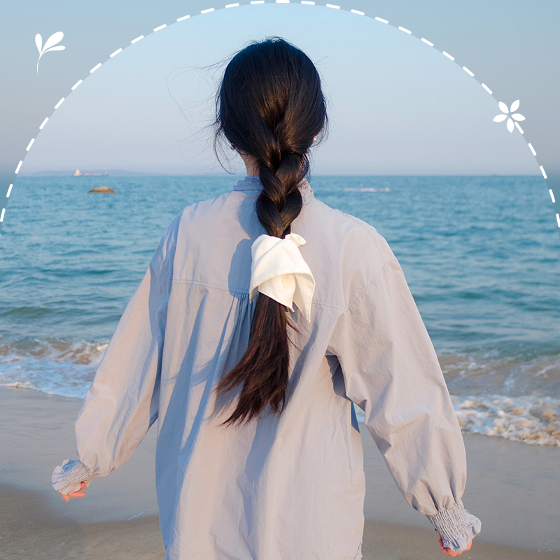 平平仄仄发圈绸缎冰凉感简约方巾