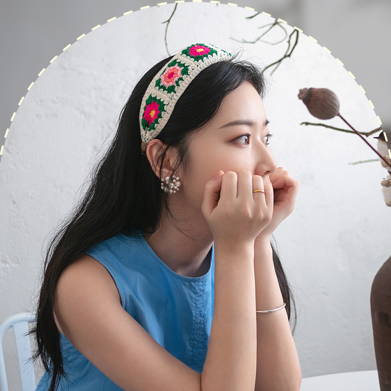 平平仄仄民族风刺绣编织头箍发饰
