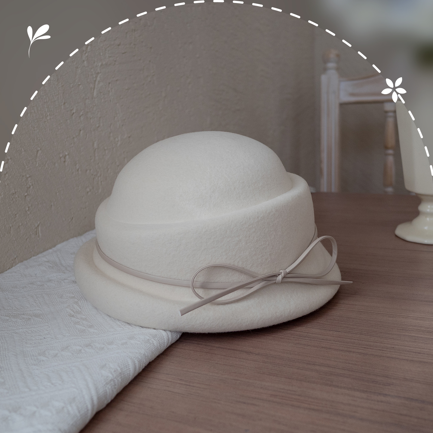 平平仄仄千金风优雅羊毛礼帽