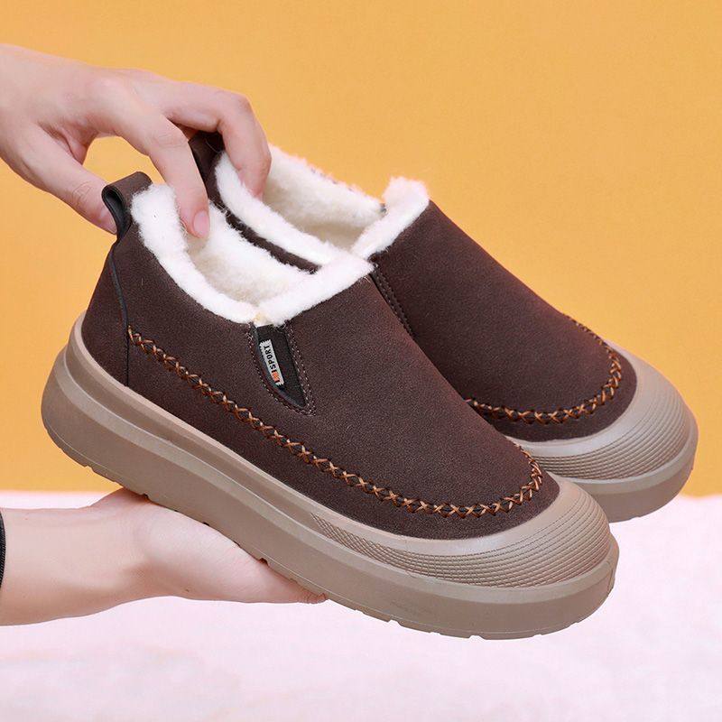 冬季老北京布鞋男棉鞋中老年防滑加绒加厚保暖鞋一脚蹬厚底爸爸鞋,流行男鞋,棉鞋,淘宝优惠券,粉丝福利购,淘宝优惠卷