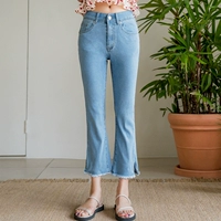 Mùa hè 2019 mới thời trang quần jean siêu nhỏ in quần siêu cháy Quần nữ sinh viên Hàn Quốc - Quần jean quần áo nữ mùa hè đẹp