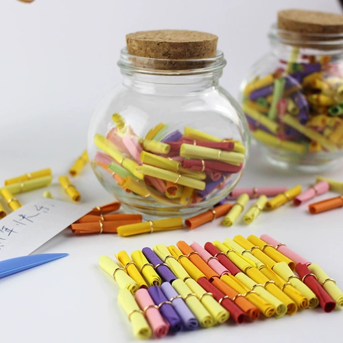 Бесплатная доставка цвет маленькая нота, деревянная вилка с влажной бутылкой из стеклянной бутылки с крышкой, ученик начальной школы дрейфует бутылка детского сада подарка ручной работы