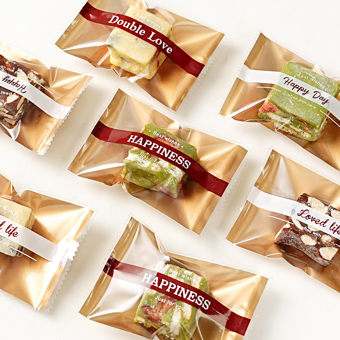 雪花酥饼干包装袋加厚食品级机封袋奶枣糖果牛轧糖独立打包袋烘焙