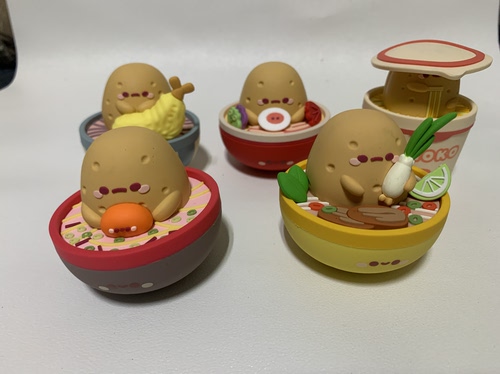 SMOKO 土豆仔Tayto Ramen 拉面碗系列盲盒确认款会有小瑕疵