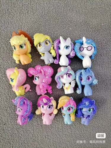 Подлинный блеск My Little Pony Q версия объемная вселенная принцесса, лунная принцесса, фонологическая принцесса, сумерки