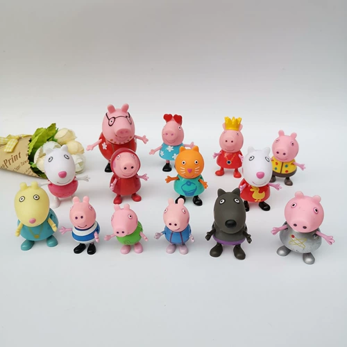 Piggy Sister, подвижные руки и ноги, игрушка для переодевания, украшение торта, игровой домик, товары внешней торговли, детские небольшие украшения