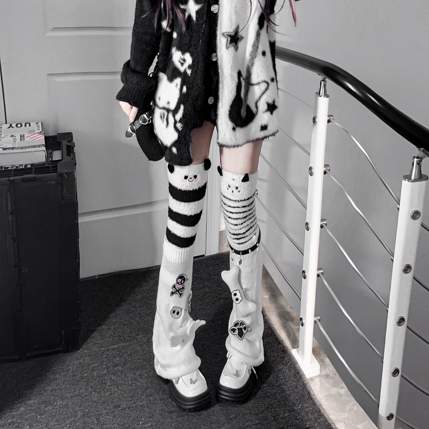 jk袜子女袜套y2k千禧辣妹显瘦