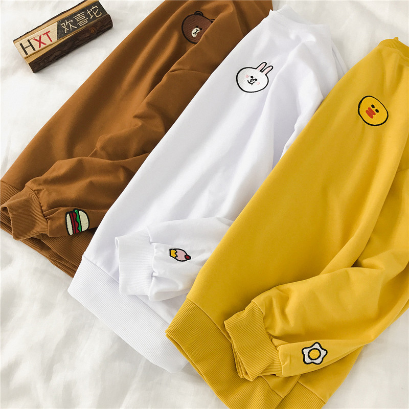 秋季卫衣2019新款女长袖无帽韩版薄款圆领宽松学院风上衣ins潮|ruв категории плесень играть/Аниме/вокруг/cos/настольные игры, Косплей одежды/реквизит/услуги, Косплей женской одежды - от Buy2taobao.com для оказания профессиональной услуги покупки агента Taobao