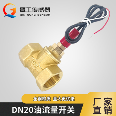 覃工DN20油流量开关无源常开信号