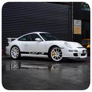 964 997 930992车身侧裙贴纸 997GT3车身贴纸拉花993 保时捷911