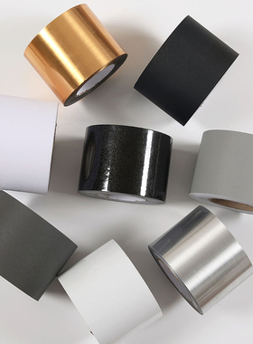 踢脚线墙贴自粘墙角线贴纸pvc防水腰线客厅波导线装饰纯色地脚线