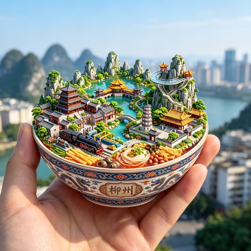 柳州浮雕新款金属冰箱贴广西城市旅游景点纪念品装饰磁贴送人礼物