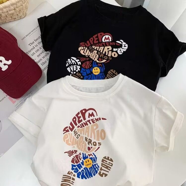 【100%纯棉】儿童短袖卡通t恤夏