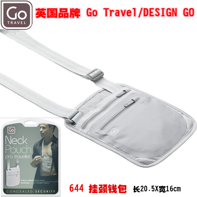 영국 GO TRAVEL|가오여행 목지갑 개인가방 신분증 여권가방 카드가방 도난방지가방 지갑