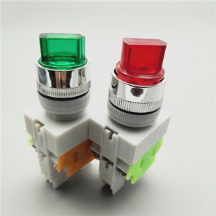 11XD2 LAY37 20XD3带灯两三挡位选择旋转换按钮开关 Y090 22MM