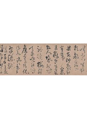 古代名家书法复制王铎草书忭京南楼诗横幅艺术微喷临摹范本装饰画