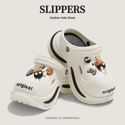 2025新款洞洞鞋女款外穿沙滩凉鞋