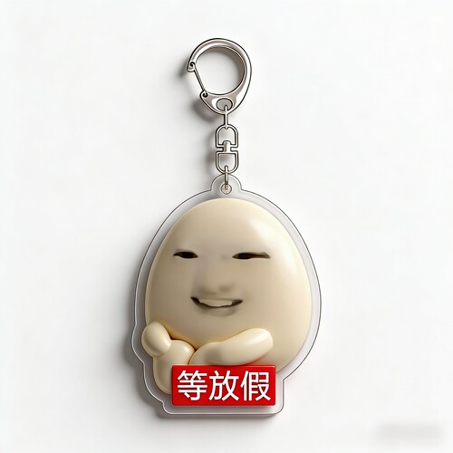 Sakuya抽象成双成对表情包搞怪沙雕钥匙扣亚克力周边书包挂件礼物