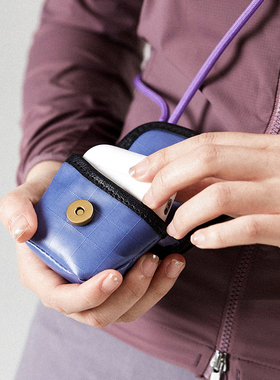 HKWORKSHOP耳机包挂件零钱迷你车钥匙收纳包耳机壳防水长挂绳小包