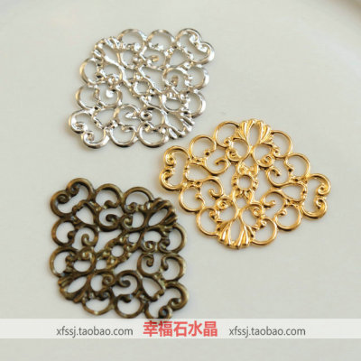 diy发簪古装新娘汉服金属花片
