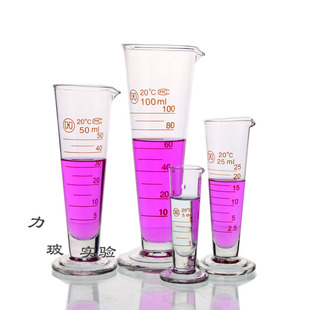 华鸥玻璃量杯250 500 1000 2000ml带刻度称量杯 测量精确锥形量筒