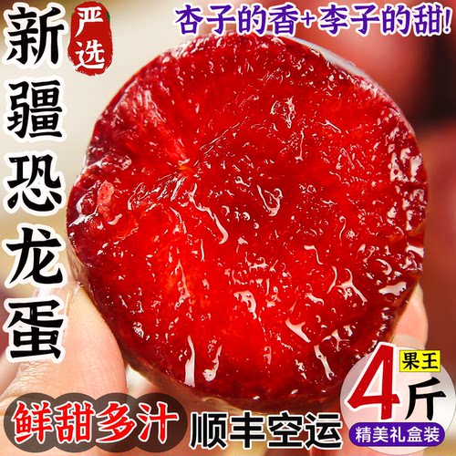 新疆恐龙蛋李子，鲜甜多汁
