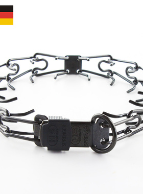 PETCARE德国原装进口训狗全金属尖钉黑色刺激链狗狗项圈马犬德牧