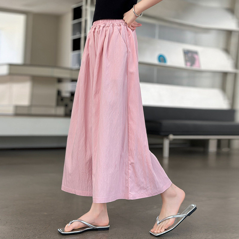 女童半身裙夏季薄款2026新款洋气时髦儿童夏装女孩中大童裙裤长款